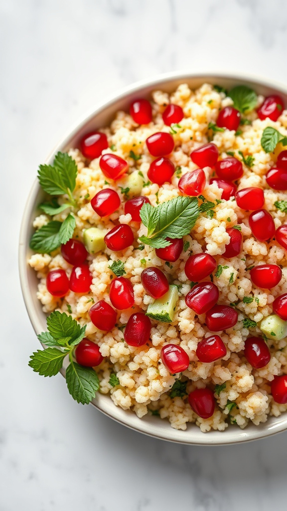 28. Pomegranate Couscous Salad