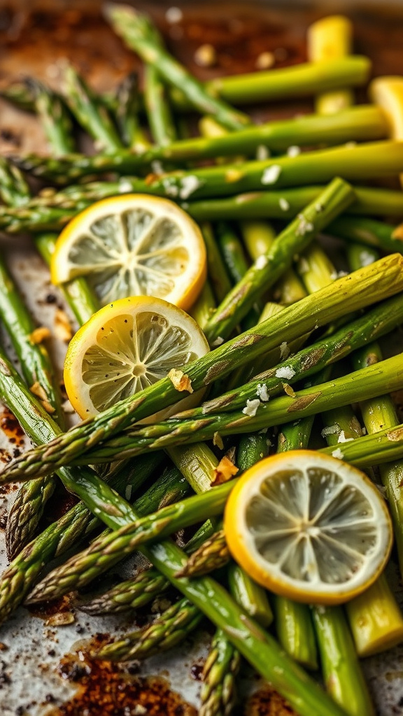 3. Lemon Garlic Roasted Asparagus