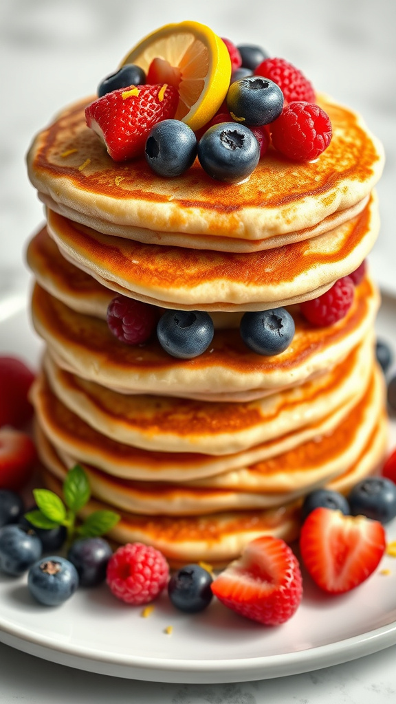 22. Springtime Berry Bliss Pancakes