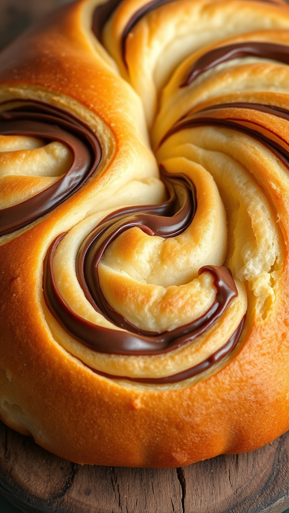 15. Nutella Swirled Italian Easter Bread