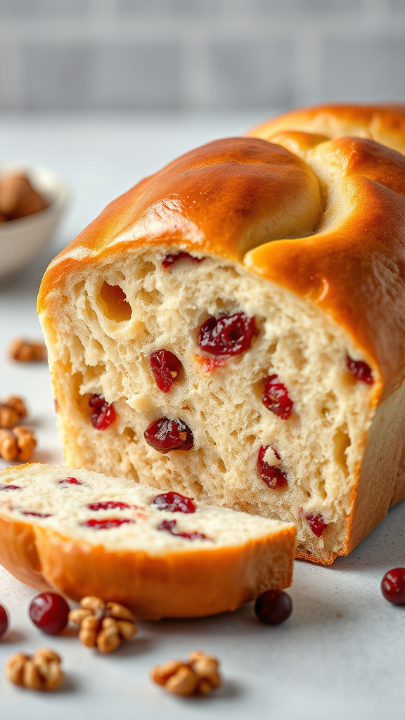 18. Cranberry and Walnut Easter Bread