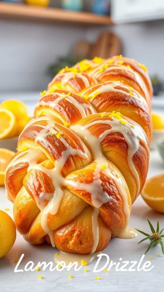 6. Lemon Drizzle Italian Easter Bread