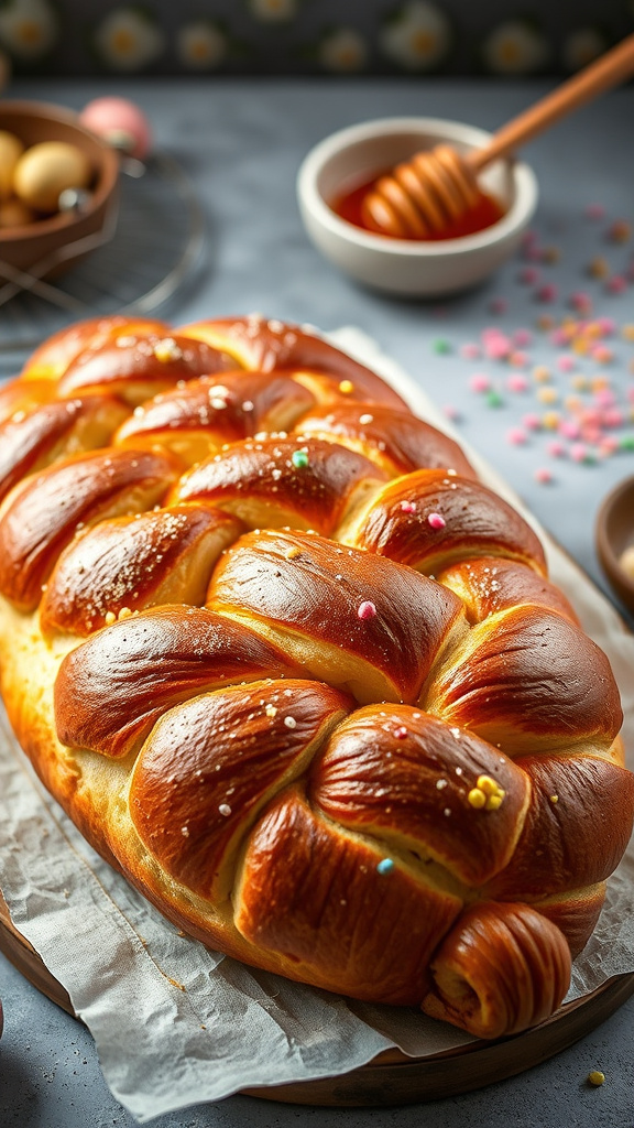 7. Honey-Infused Italian Easter Bread