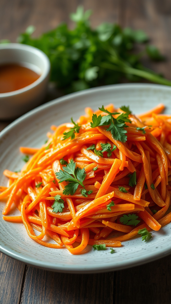 2. Honey Glazed Carrot Slaw