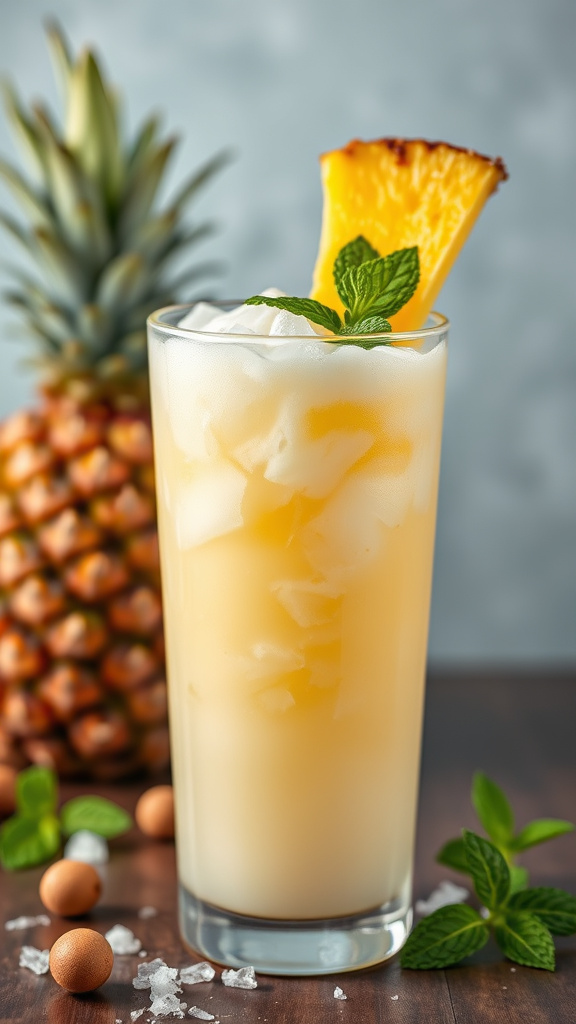 14. Pineapple Coconut Mocktail