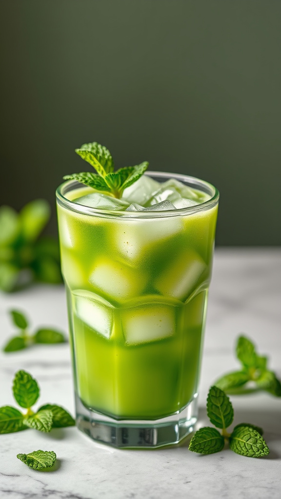 7. Minty Matcha Refresher