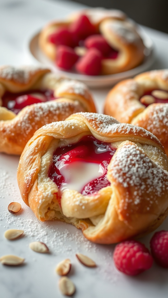 21. Raspberry Almond Danish