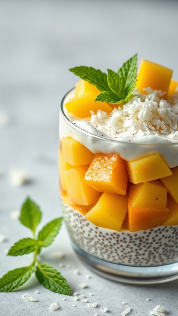 26. Tropical Chia Pudding