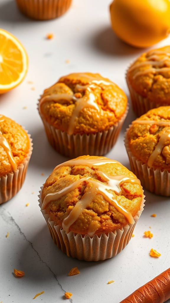 5. Citrus Glazed Carrot Muffins