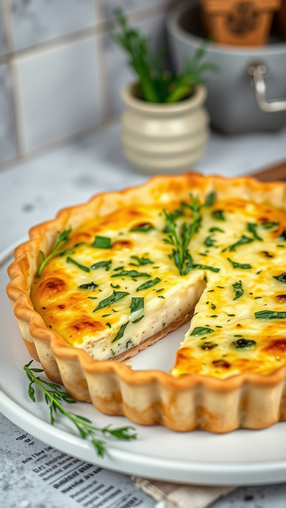 7. Garden Herb Quiche