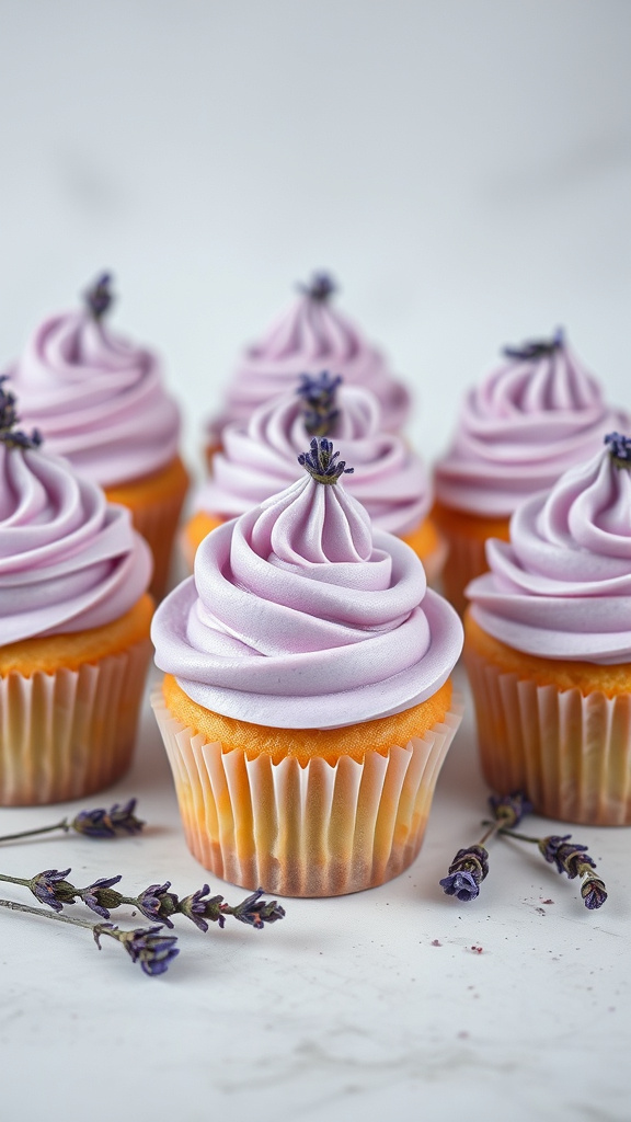 10. Lavender Blossom Swirls