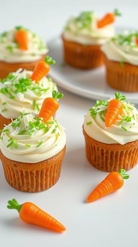 3. Carrot Patch Cupcake Delights