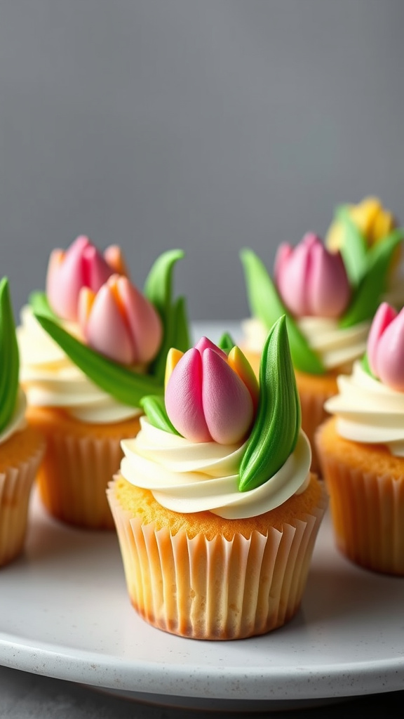 5. Tulip Garden Buttercream