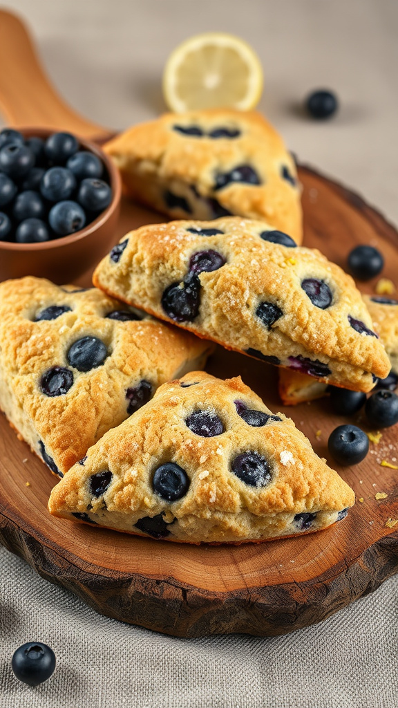 12. Blueberry Lemon Scones