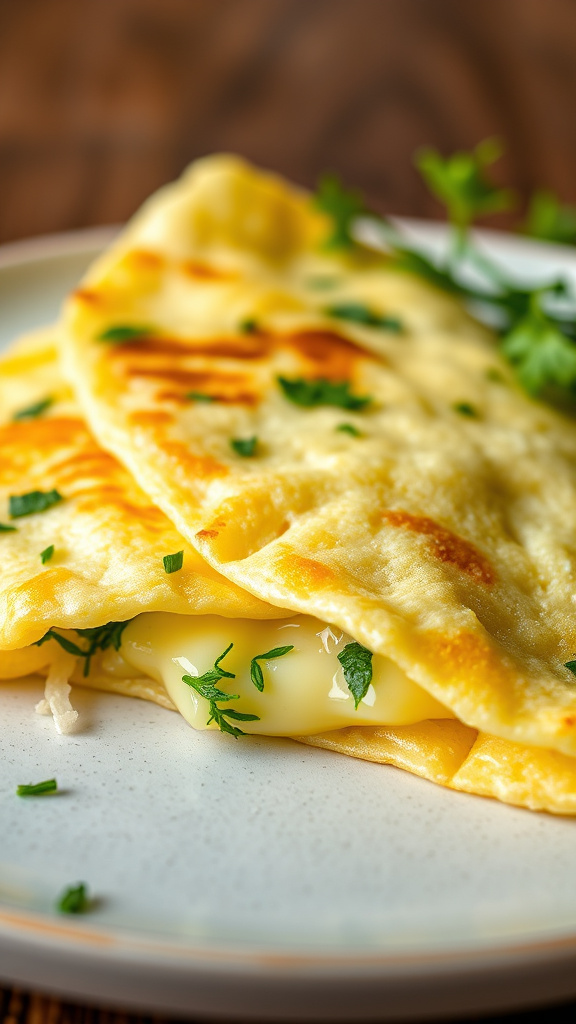 15. Spring Herb & Cheese Omelette