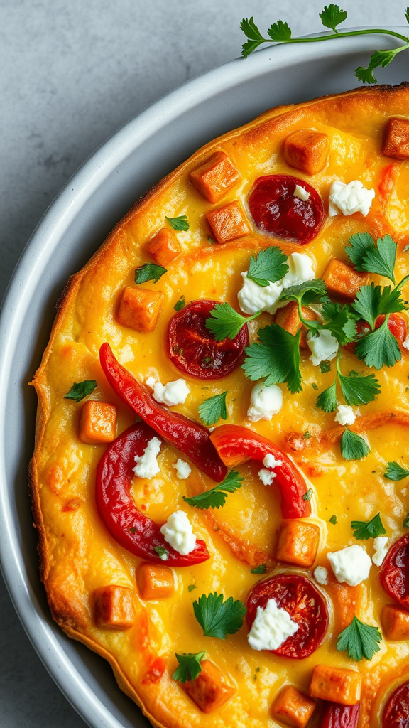 22. Roasted Red Pepper Frittata