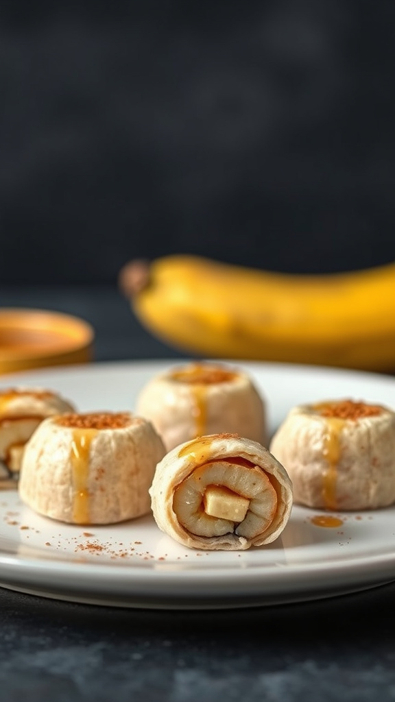 25. Peanut Butter Banana Sushi Rolls