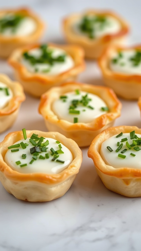 29. Fresh Herb and Goat Cheese Tartlets