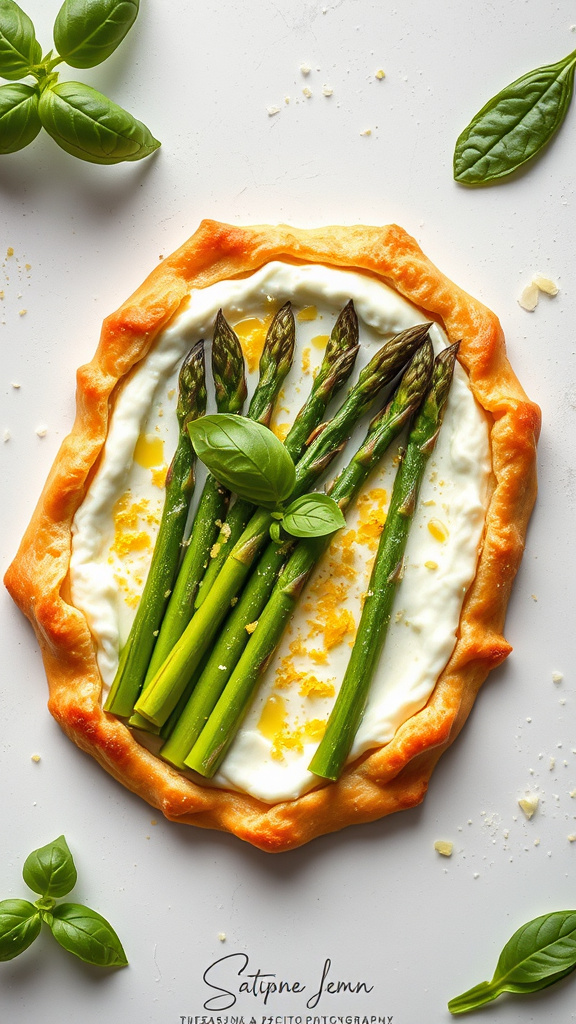 4. Asparagus and Lemon Ricotta Tart