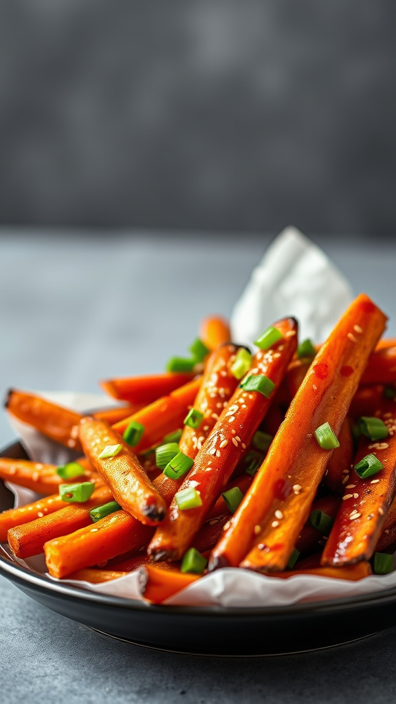 26. Miso Glazed Carrot Fries