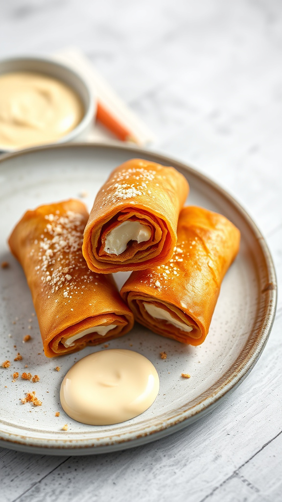 1. Carrot Cake Easter Egg Rolls