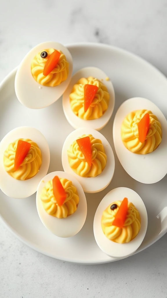 3. Easter Chick Deviled Eggs