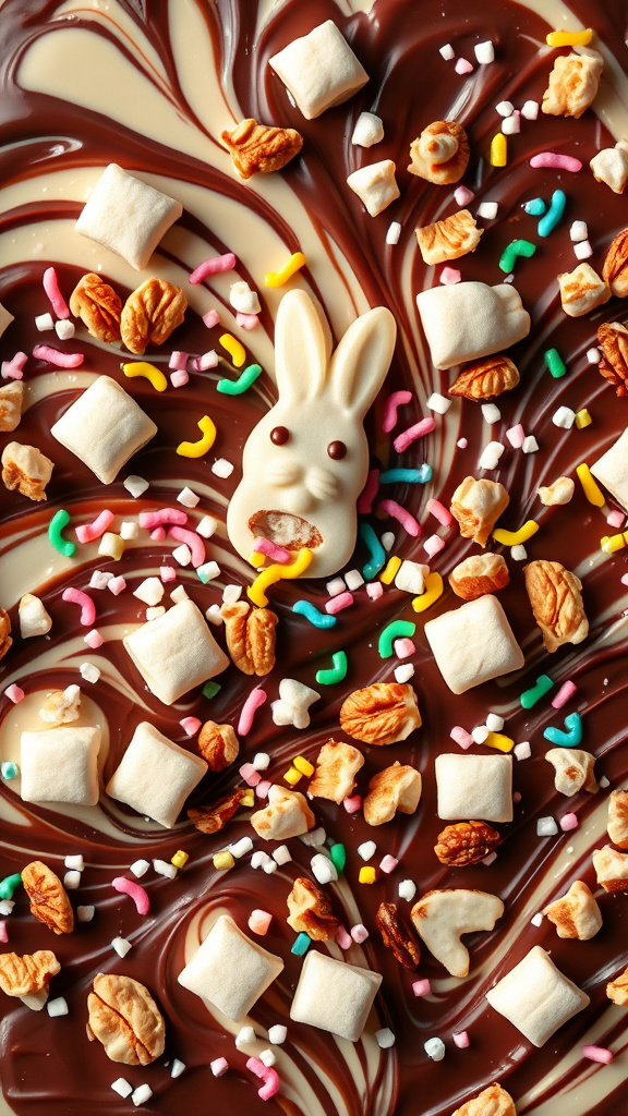 6. Chocolate Bunny Bark