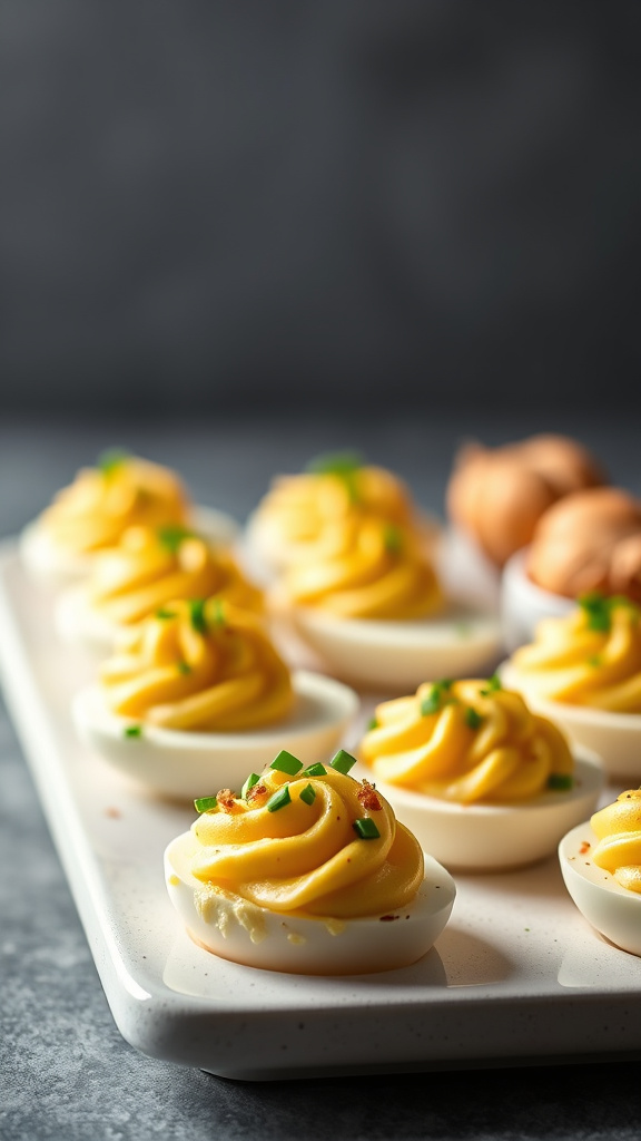 25. Roasted Garlic Deviled Eggs