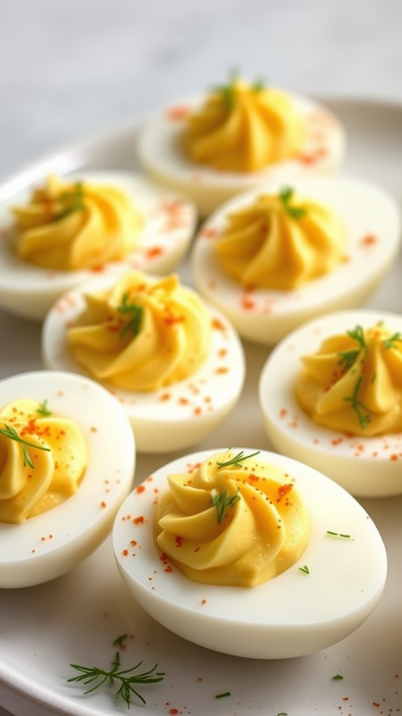 9. Greek Yogurt Deviled Eggs