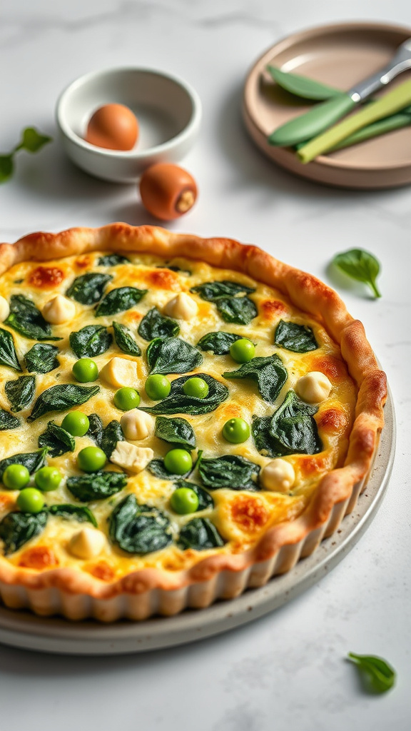 15. Sweet Pea Easter Quiche