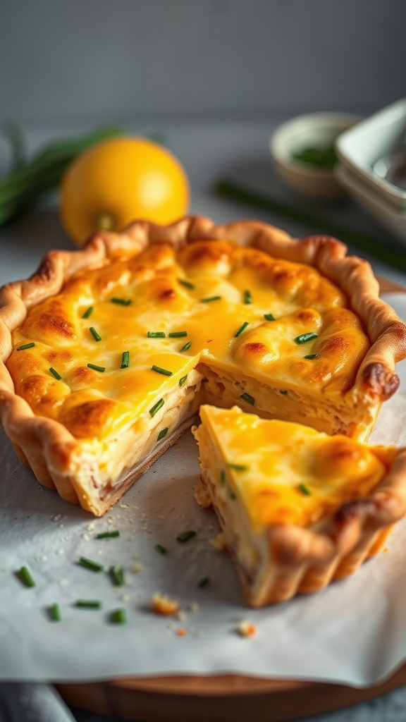 18. Cheddar Chive Brunch Pie