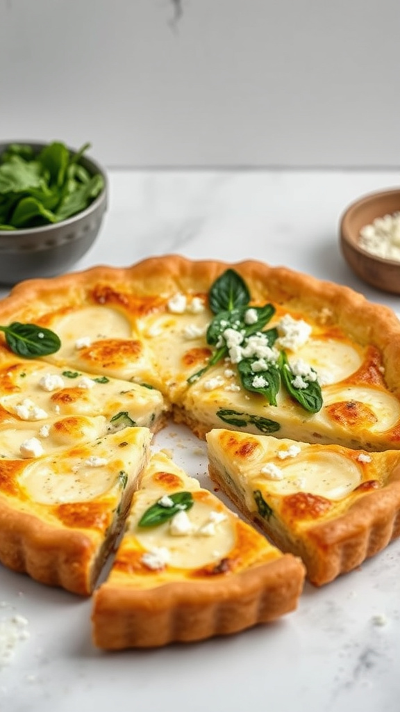 25. Three Cheese Easter Tart