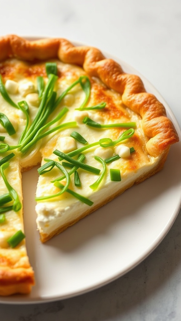 27. Spring Onion Ricotta Pie