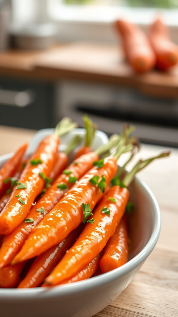 1. Honey Glazed Carrots Delight