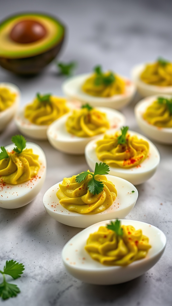 11. Deviled Eggs with Avocado