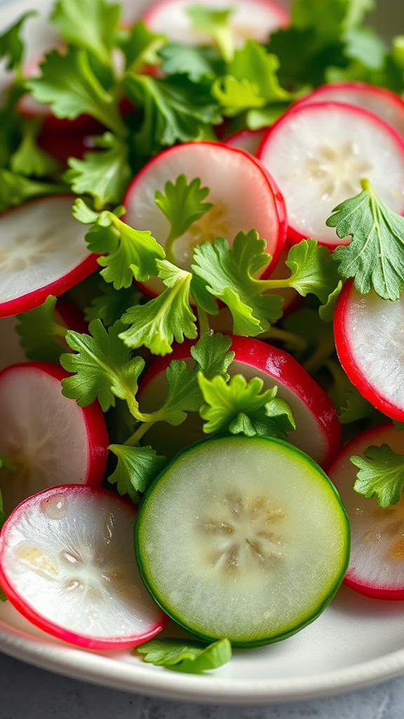 15. Watercress and Radish Salad