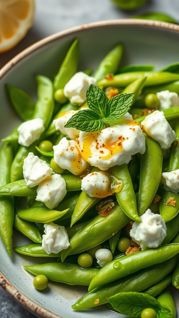 24. Snap Pea Lemon Ricotta Salad