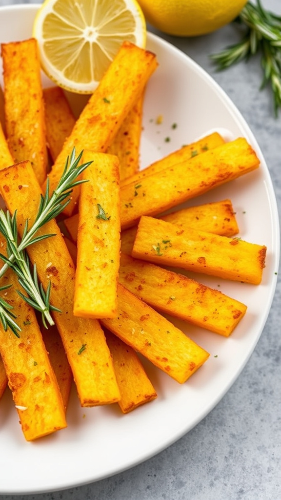 28. Rosemary Lemon Polenta Fries