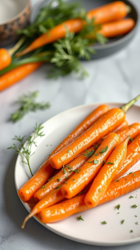 6. Herb Buttered Baby Carrots