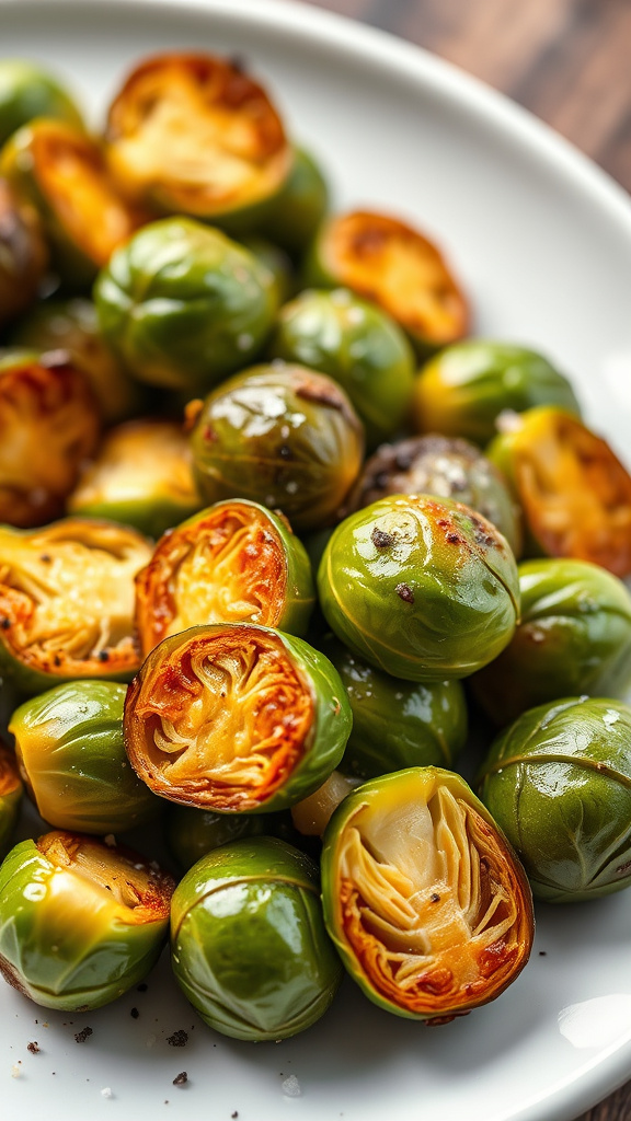 8. Maple Roasted Brussels Sprouts